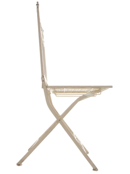 Sada 2 skladacích stoličiek Asina, antická krémová