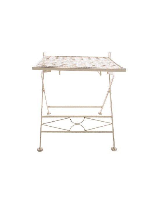 Sada 2 skladacích stoličiek Asina, antická krémová