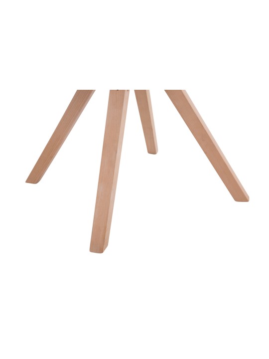 Sada 4 kresiel pre návštevníkov Toulouse látka Square Natura, sivá