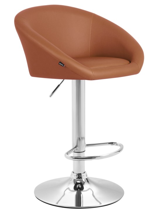 Barová stolička Miami V2 C, svetlohnedá