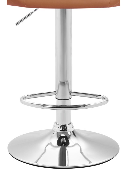 Barová stolička Miami V2 C, svetlohnedá