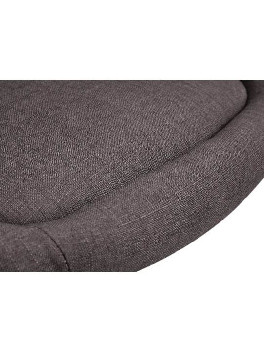 Barová stolička Miami V2 látka C, tmavosivá