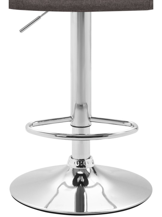 Barová stolička Miami V2 látka C, tmavosivá