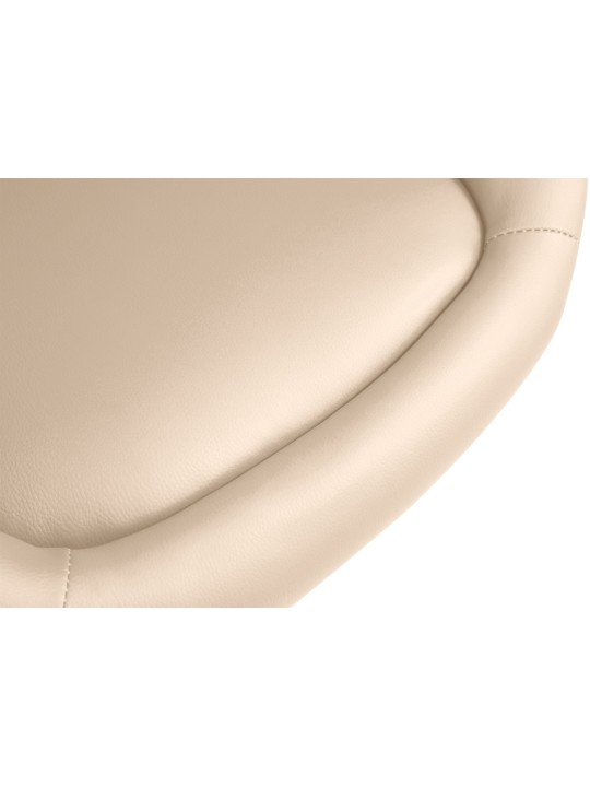 Sada 2 barových stoličiek Miami V2 z umelej kože C, krémová