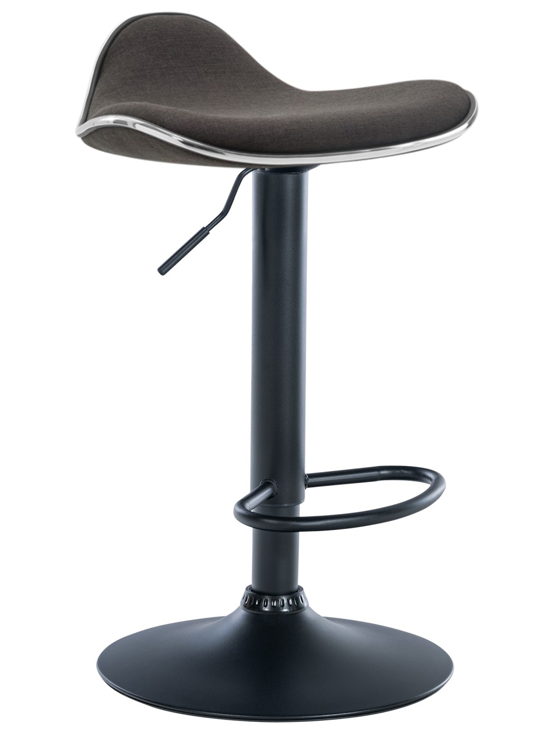 Barová stolička Shanghai látka, tmavosivá