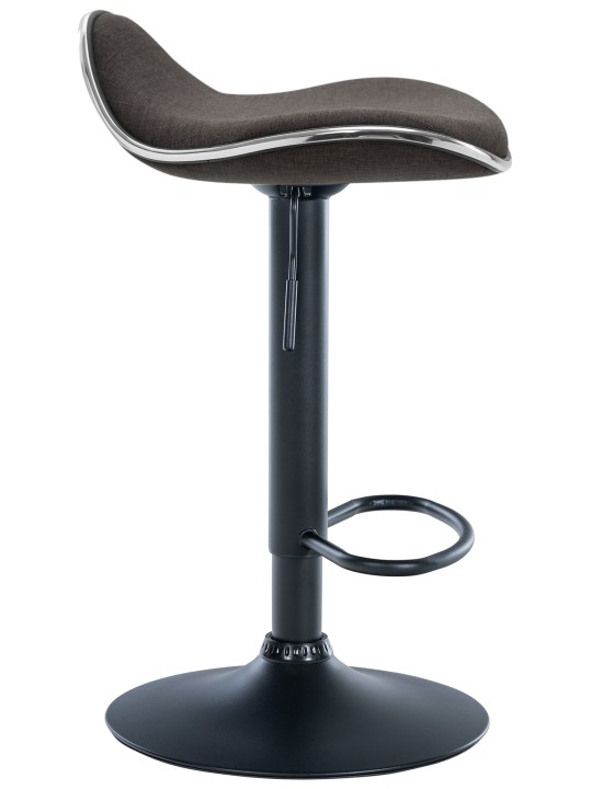Barová stolička Shanghai látka, tmavosivá