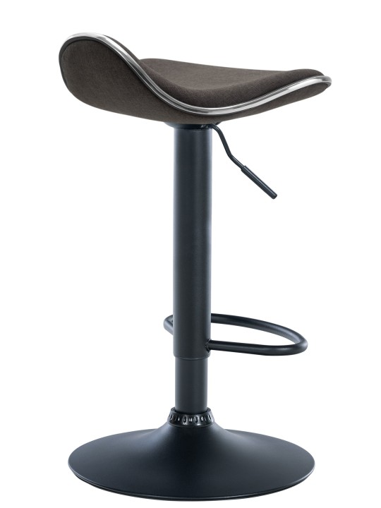 Barová stolička Shanghai látka, tmavosivá