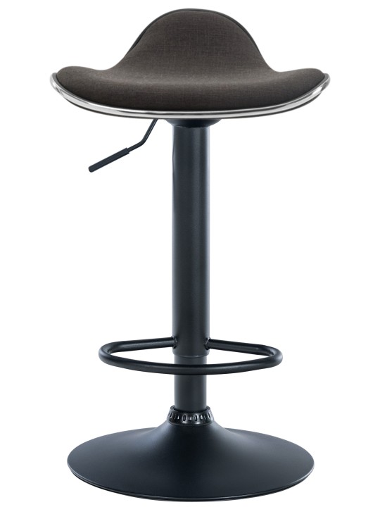 Barová stolička Shanghai látka, tmavosivá