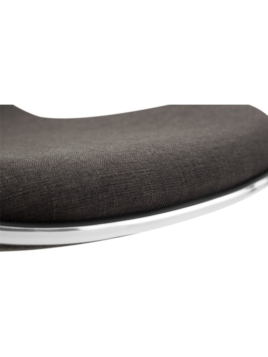 Barová stolička Shanghai látka, tmavosivá