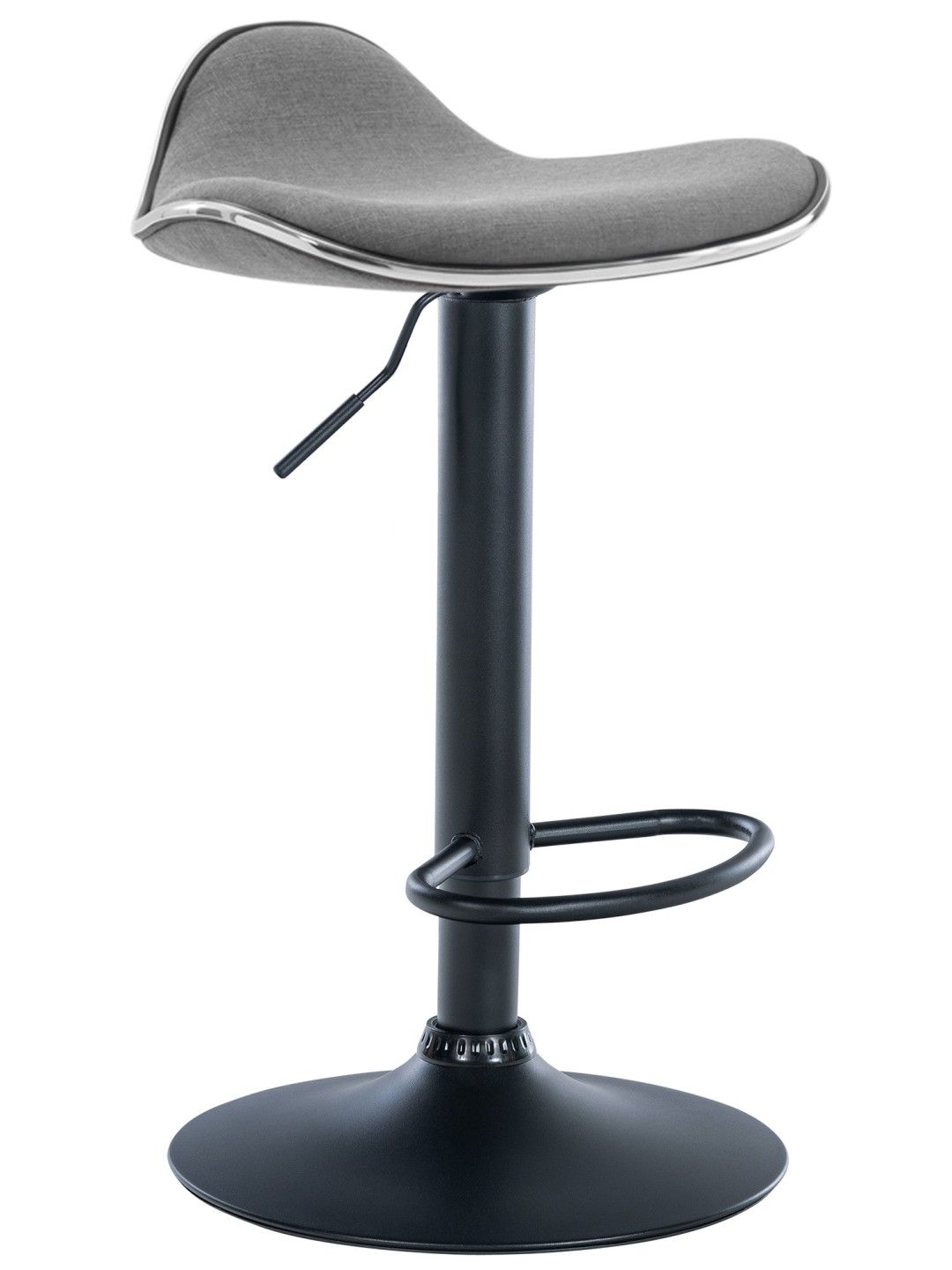 Barová stolička Shanghai látka, svetlosivá