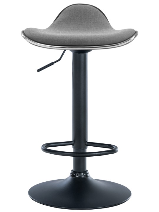 Barová stolička Shanghai látka, svetlosivá