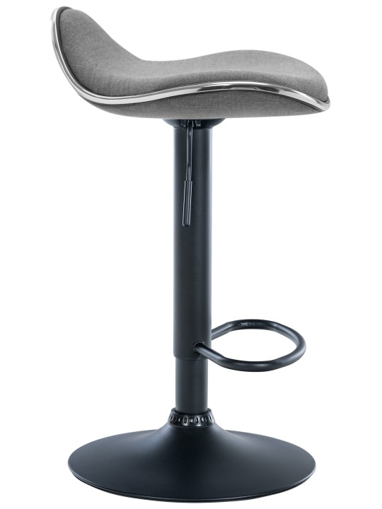 Barová stolička Shanghai látka, svetlosivá