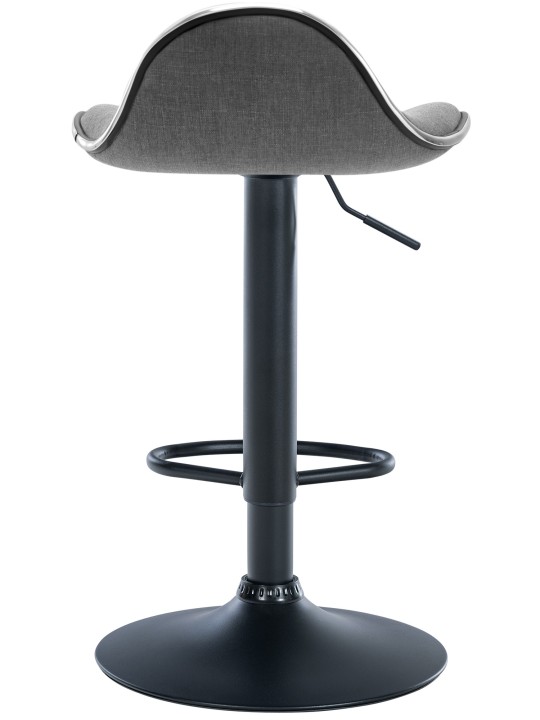 Barová stolička Shanghai látka, svetlosivá