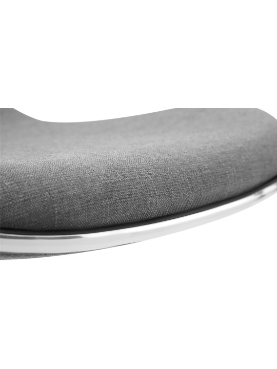 Barová stolička Shanghai látka, svetlosivá