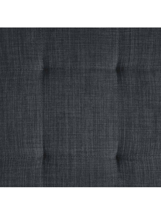 Lavička Barci FABRIC, tmavosivá