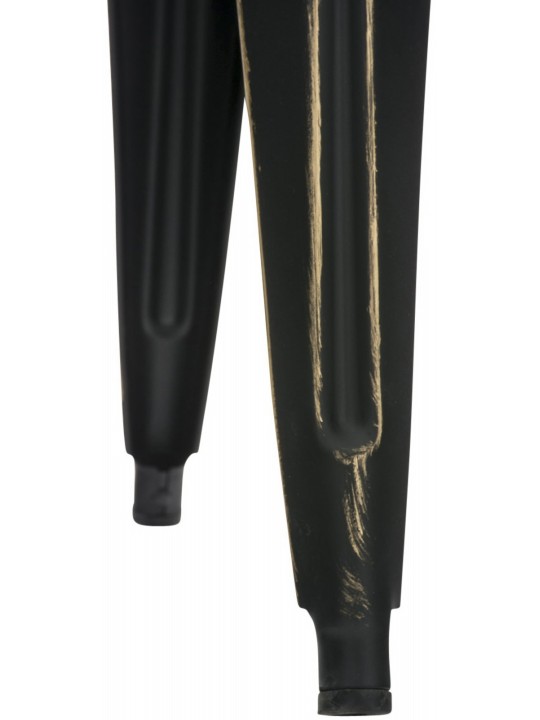 Sada 4 ks taburetiek Armin, čierna-zlatá