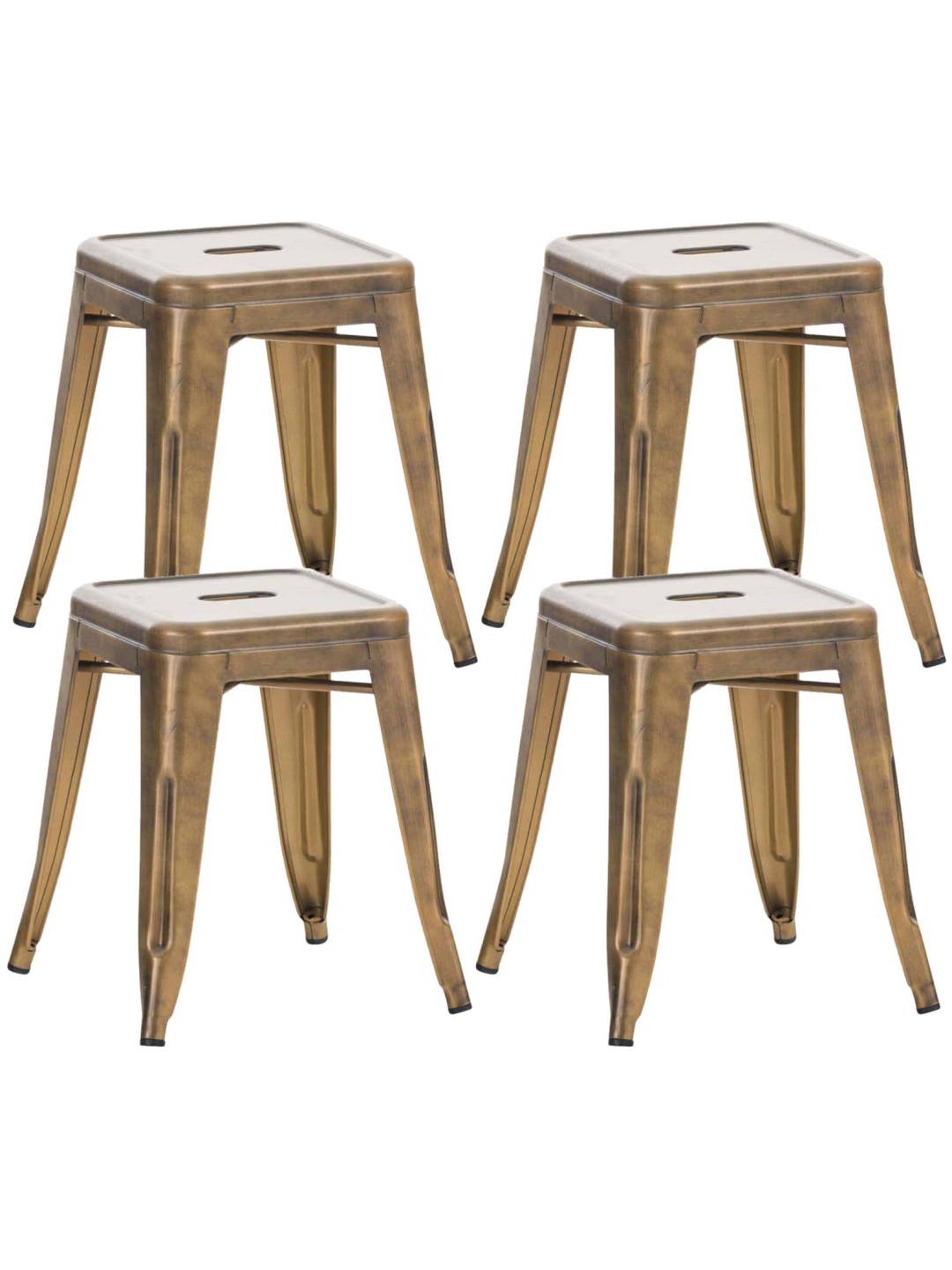 Sada 4 ks taburetiek Armin, zlatá