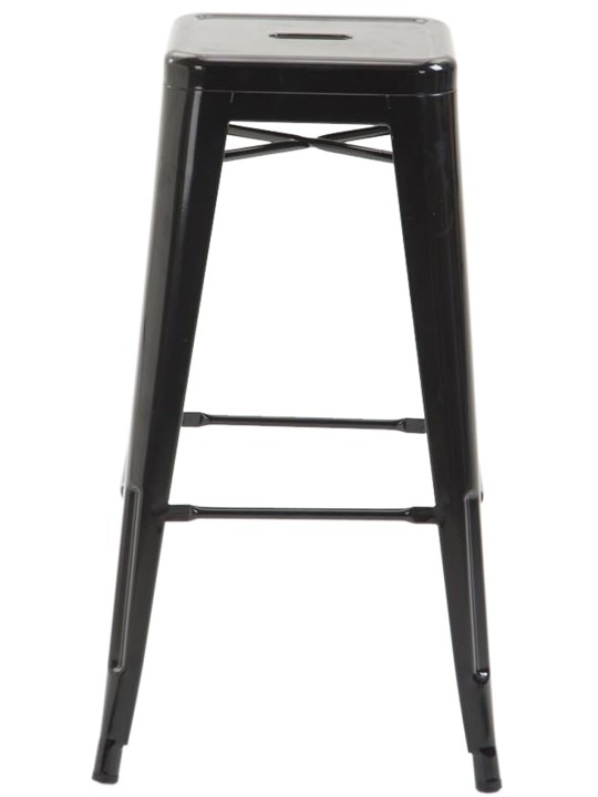 Sada 2 barových stoličiek Joshua V2, čierna