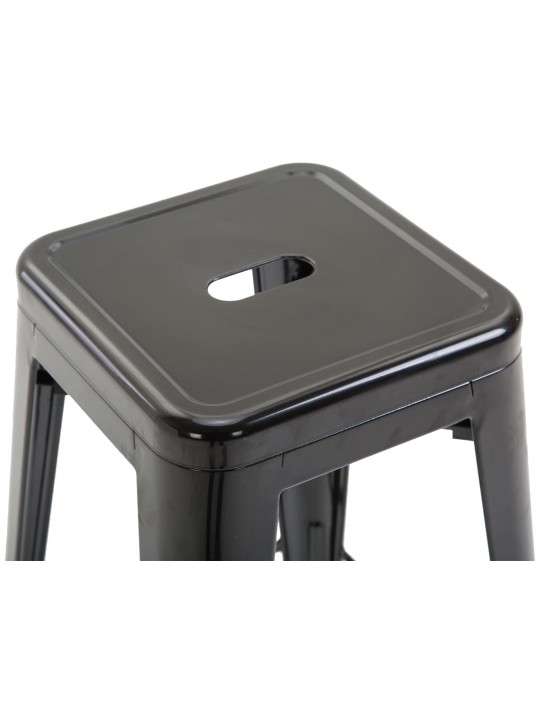 Sada 2 barových stoličiek Joshua V2, čierna