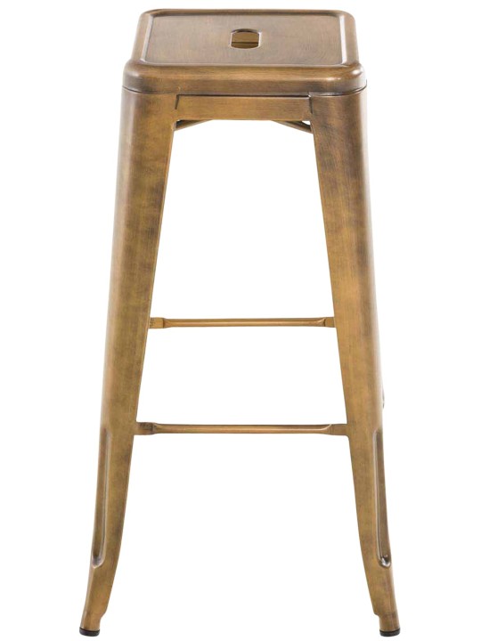 Sada 2 barových stoličiek Joshua V2, zlatá