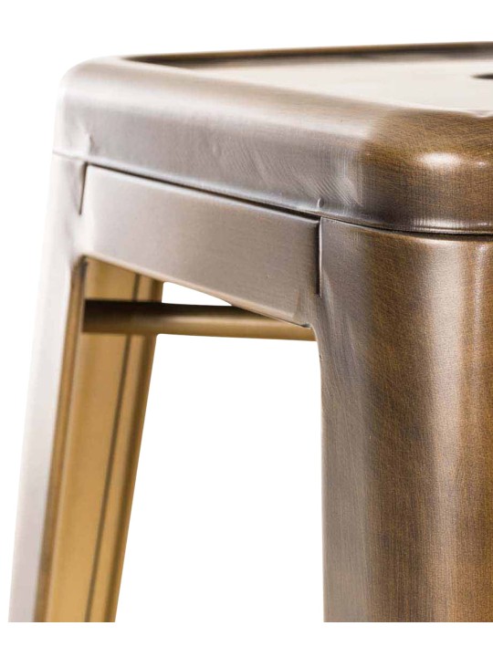 Sada 2 barových stoličiek Joshua V2, zlatá