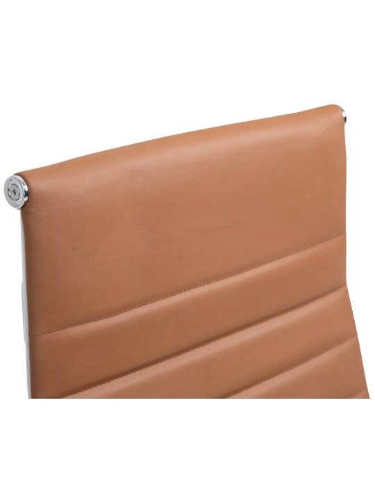 Kancelárske kreslo Columbus pravá koža, svetlohnedá Kancelárske kreslo Columbus pravá koža, svetlohnedá