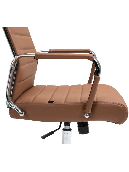 Kancelárske kreslo Columbus pravá koža, svetlohnedá Kancelárske kreslo Columbus pravá koža, svetlohnedá