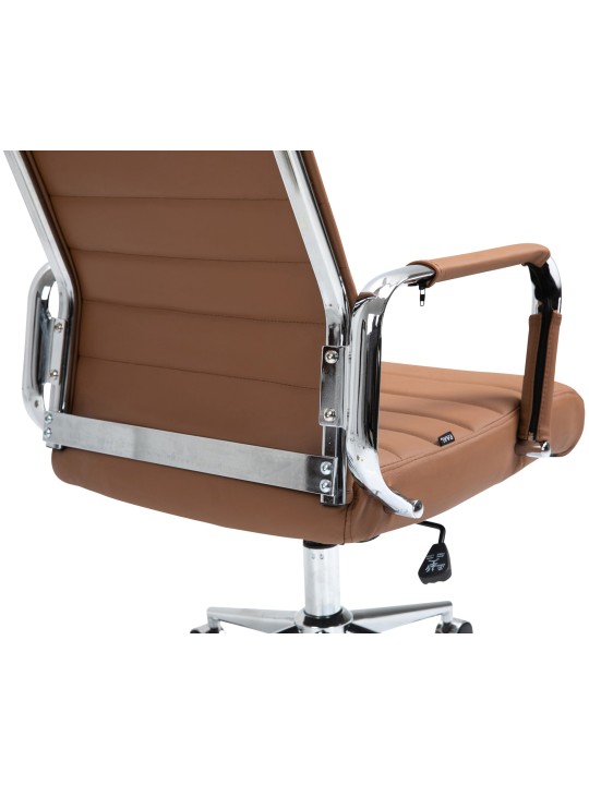 Kancelárske kreslo Columbus pravá koža, svetlohnedá Kancelárske kreslo Columbus pravá koža, svetlohnedá