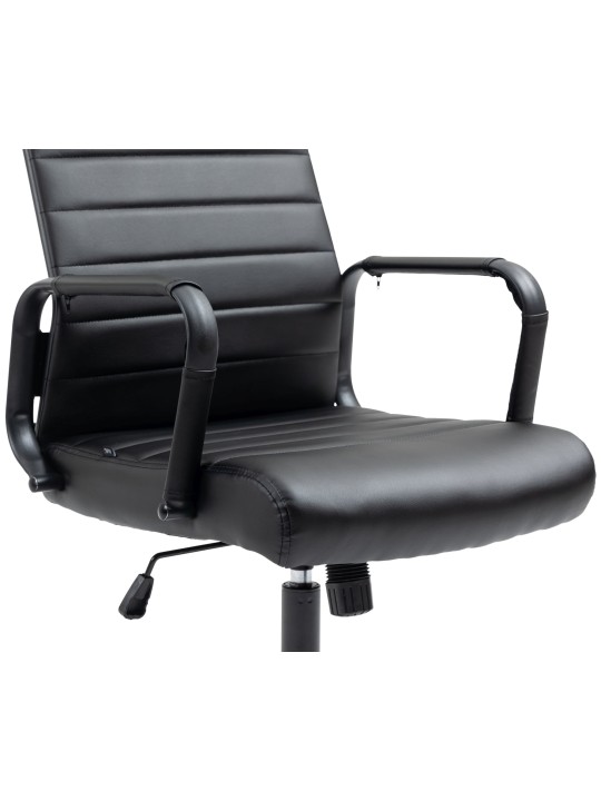 Kancelárska stolička Columbus, čierna/čierna