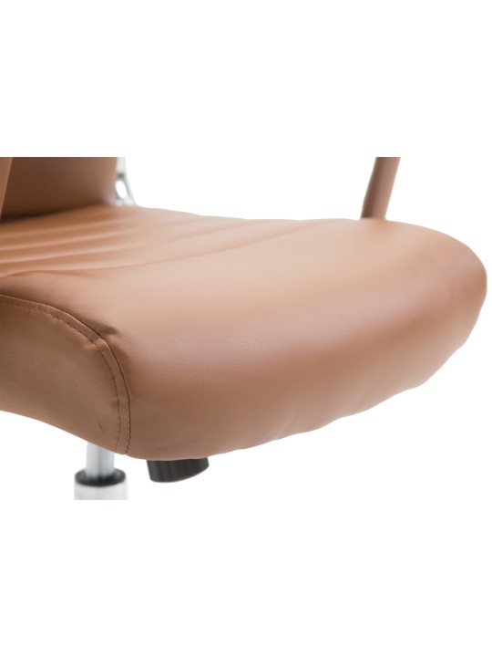 Kancelárska stolička Columbus, svetlohnedá