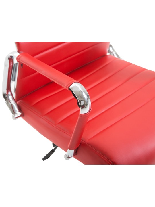 Kancelárska stolička Columbus, červená