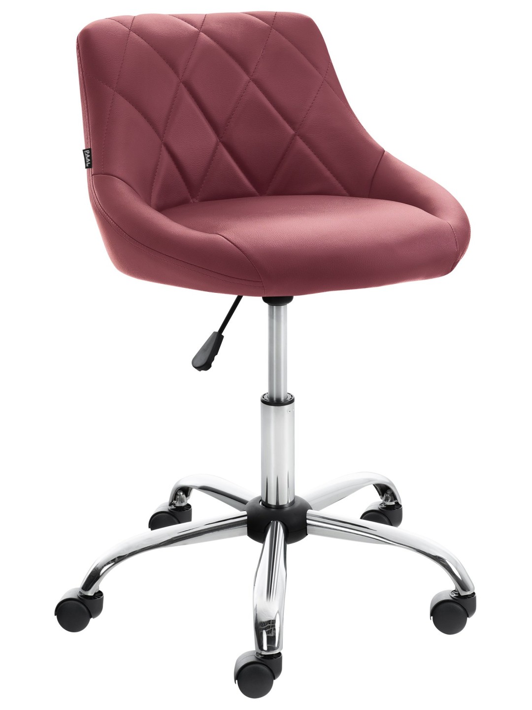 Pracovná stolička Lazio z umelej kože, bordeaux