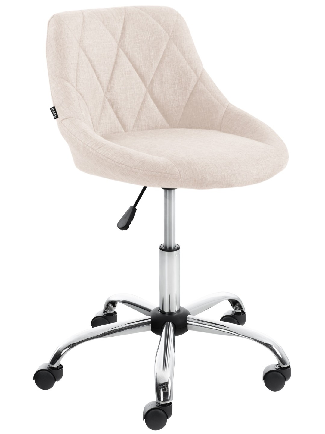 Pracovná stolička Lazio látka, krémová