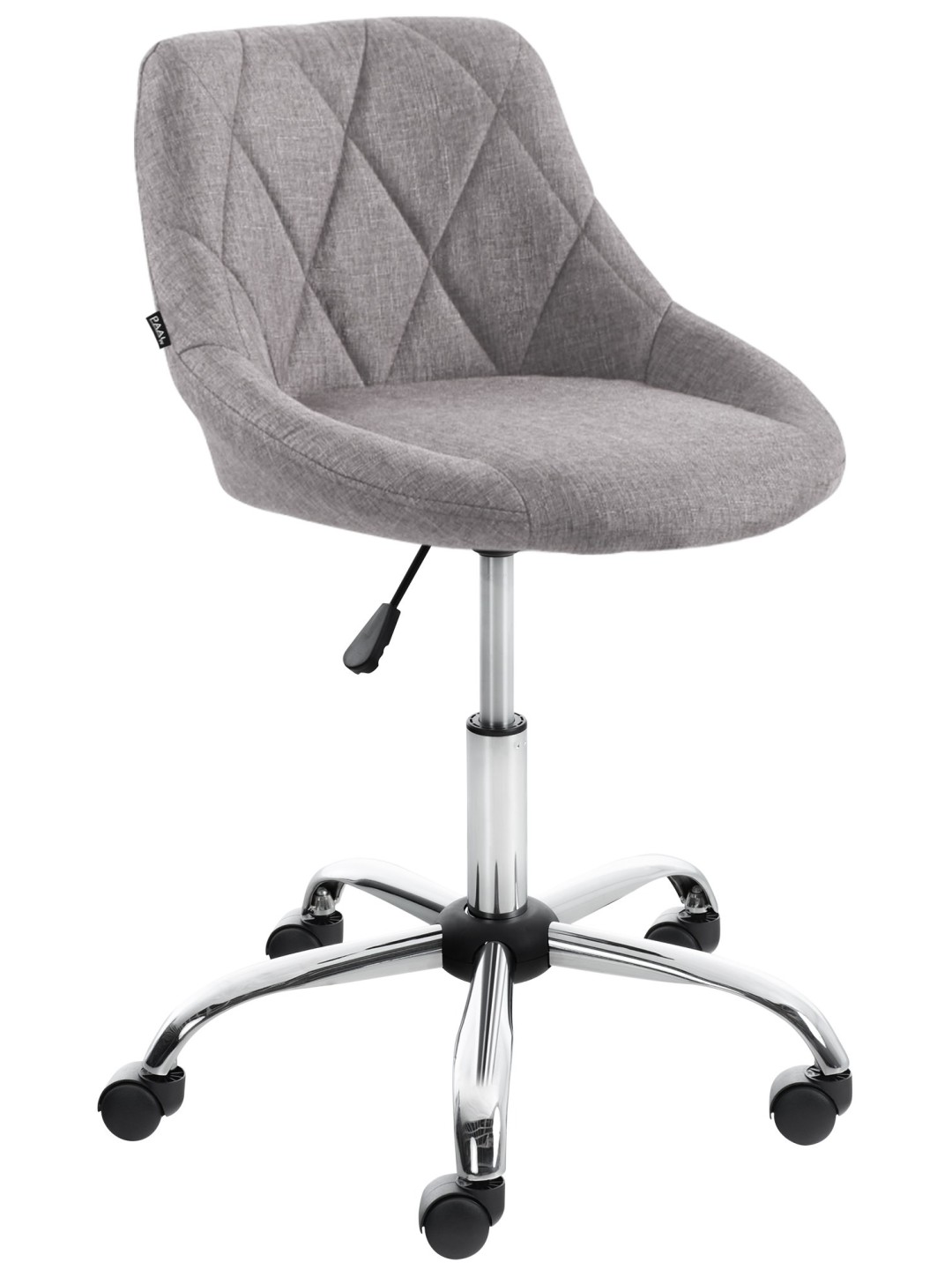 Pracovná stolička Lazio látka, sivá