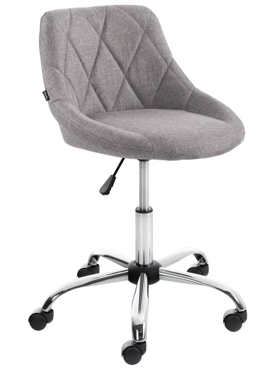 Pracovná stolička Lazio látka, sivá