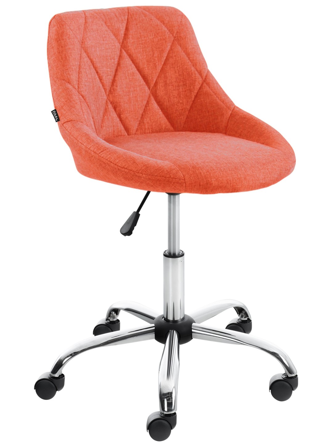 Pracovná stolička Lazio látka, oranžová