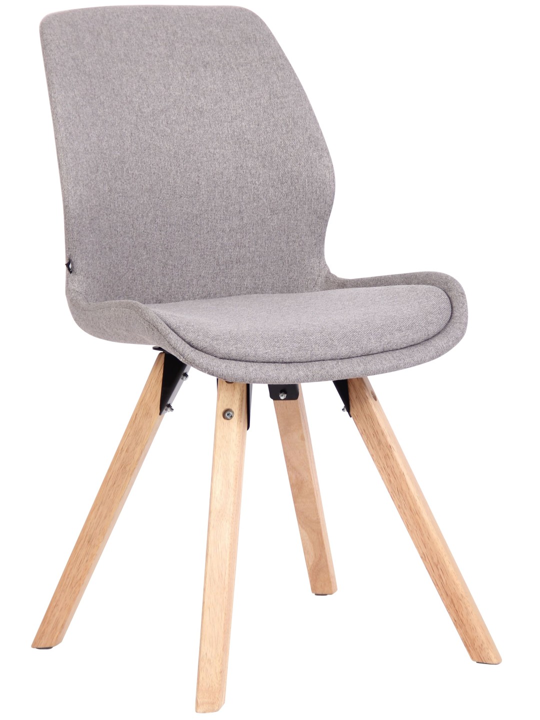 Stolička Luna látka, sivá