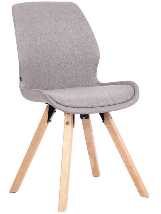 Stolička Luna látka, sivá