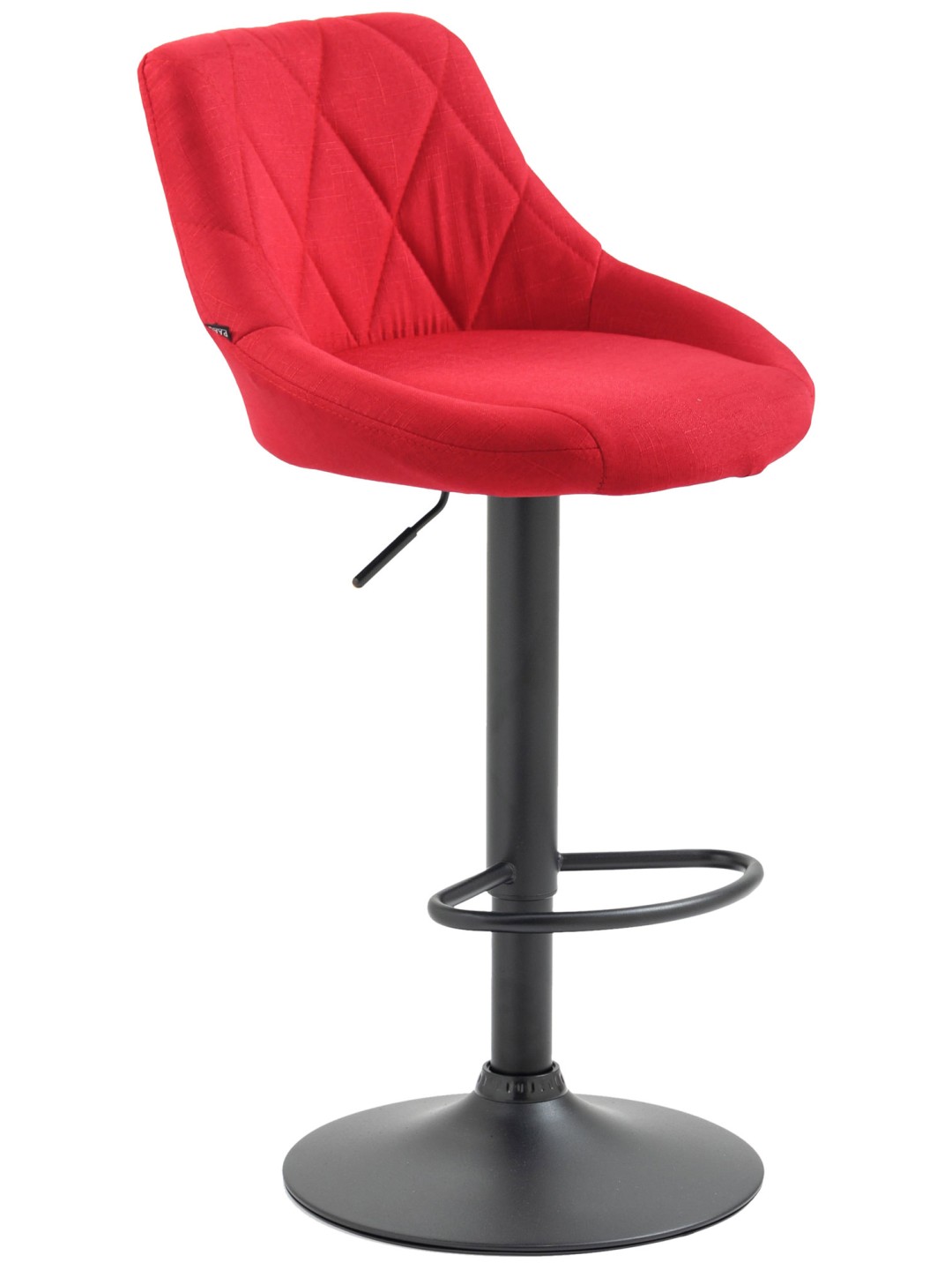 Barová stolička Lazio látka, červená
