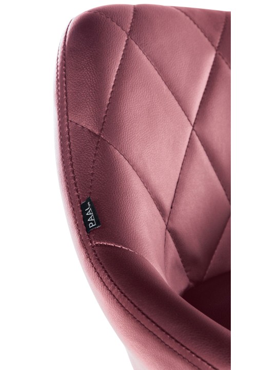 Pracovná stolička Lazio z umelej kože, bordeaux