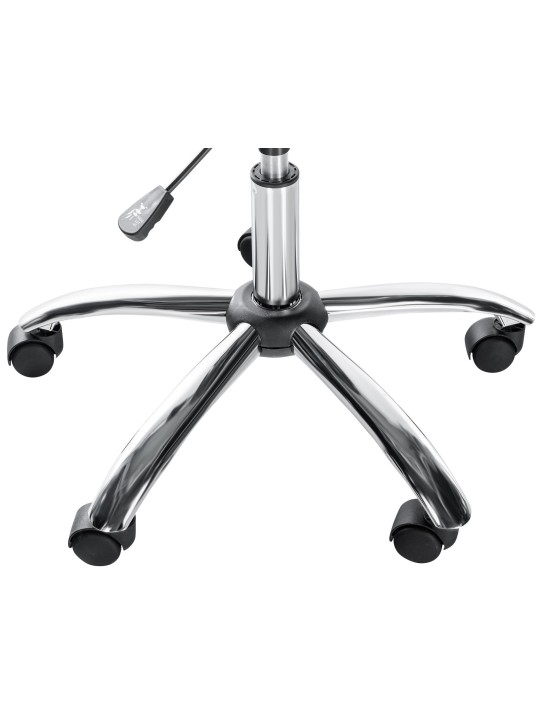 Pracovná stolička Lazio z umelej kože, krémová