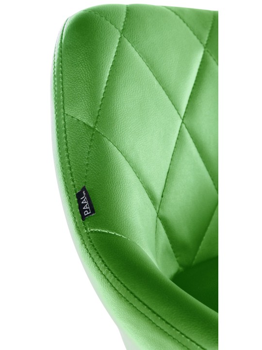 Pracovná stolička Lazio z umelej kože, zelená