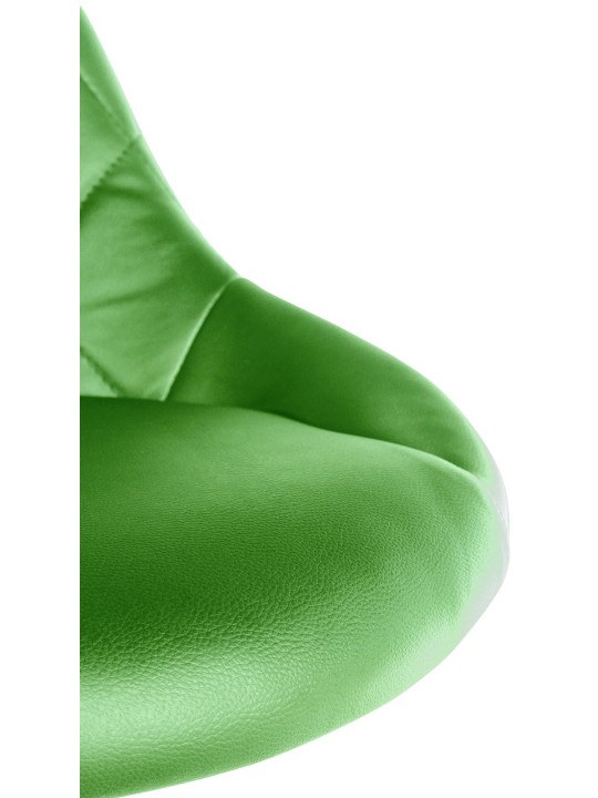 Pracovná stolička Lazio z umelej kože, zelená