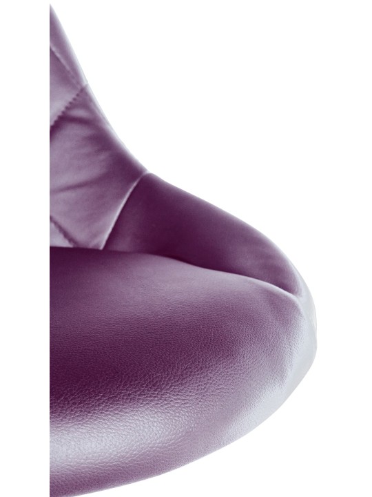 Pracovná stolička Lazio z umelej kože, fialová