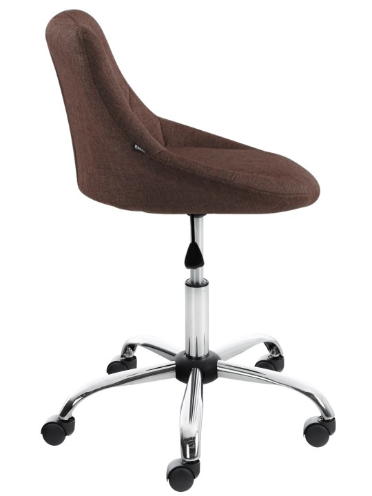 Pracovná stolička Lazio látka, hnedá