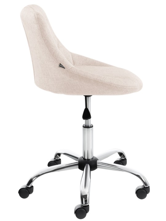 Pracovná stolička Lazio látka, krémová