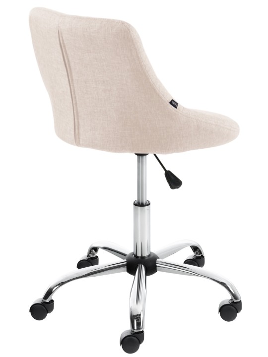 Pracovná stolička Lazio látka, krémová