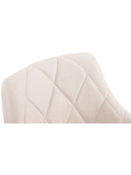 Pracovná stolička Lazio látka, krémová