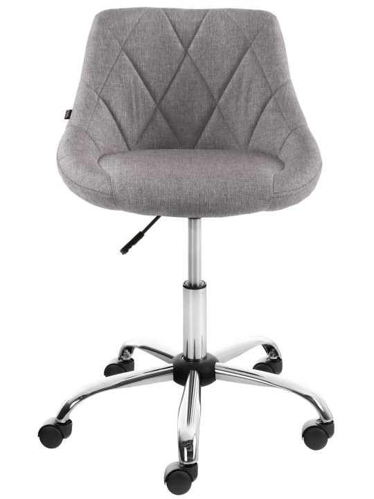 Pracovná stolička Lazio látka, sivá