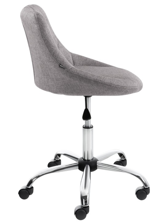 Pracovná stolička Lazio látka, sivá